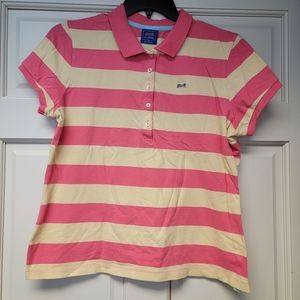 LeTigre striped polo shirt